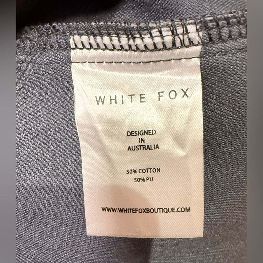 NWT - White Fox You’ve Got It Faux Leather Pants in Black Size XS - Picture 9 of 9